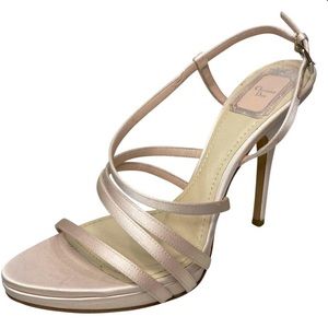 Dior Vintage Satin Strappy Sandals